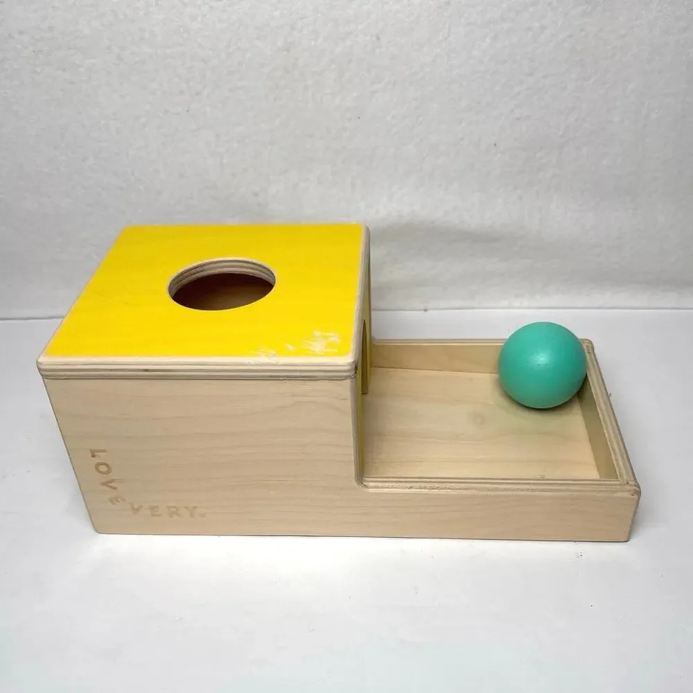 Lovevery Ball Drop Box The Inspector Kit 7-8 Months Montessori Toy